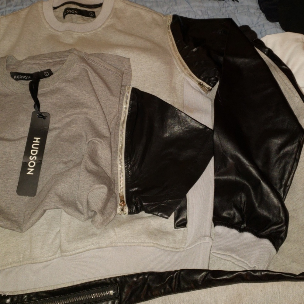 Hudson sweatsuit L shirt, sweater,  pants